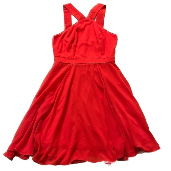 Lulus Dress Forevermore Skater in Red XS - Picture 2 of 8